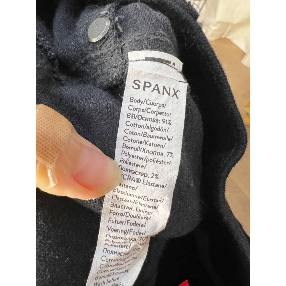 SPANX Original EveryWear Flare Jeans Sz S Black - Picture 9 of 11